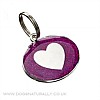 Purple Heart Dog Tag (Oval) Glitter